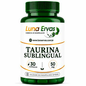 30 cap taurina SUBLINGUAL 50